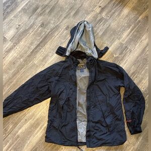 Woolrich Women’s Removable Hood Windbreaker Rain Jacket Sz M